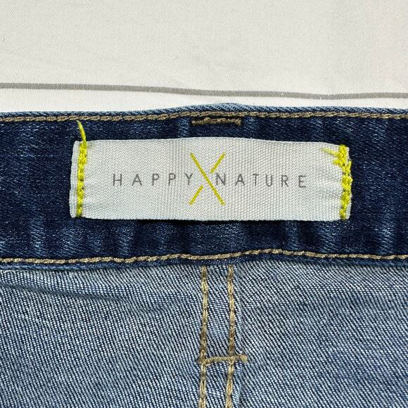 Happy x Nature Jeans Womens 32 Blue Ultra High Rise Skinny Medium Wash Casual - Picture 3 of 12